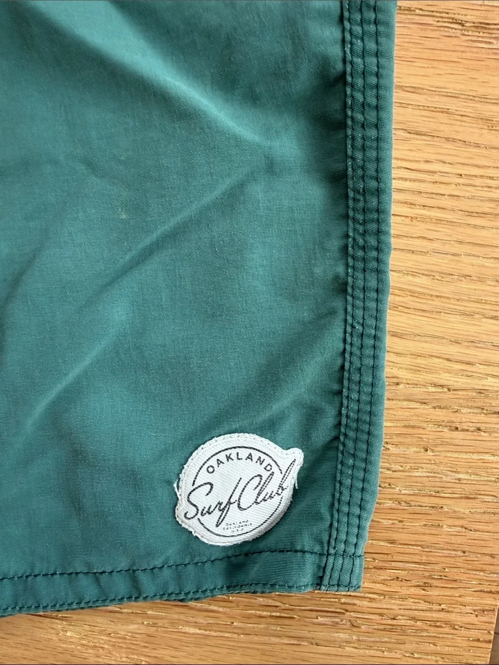 Oakland Surf Club Men's Teal Drawstring Board Shorts